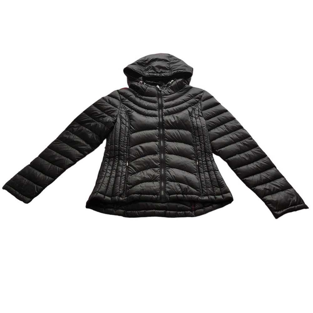 Black Goose Down Puffer Jacket - image 1